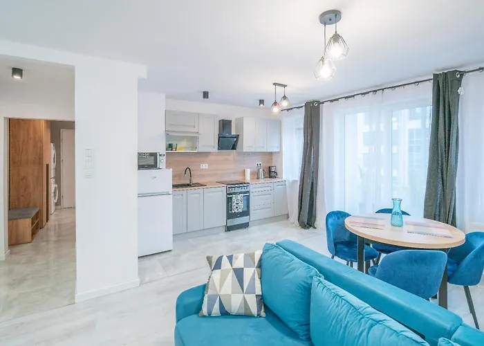 Stylowy Blue Self Check In 24h Apartment *