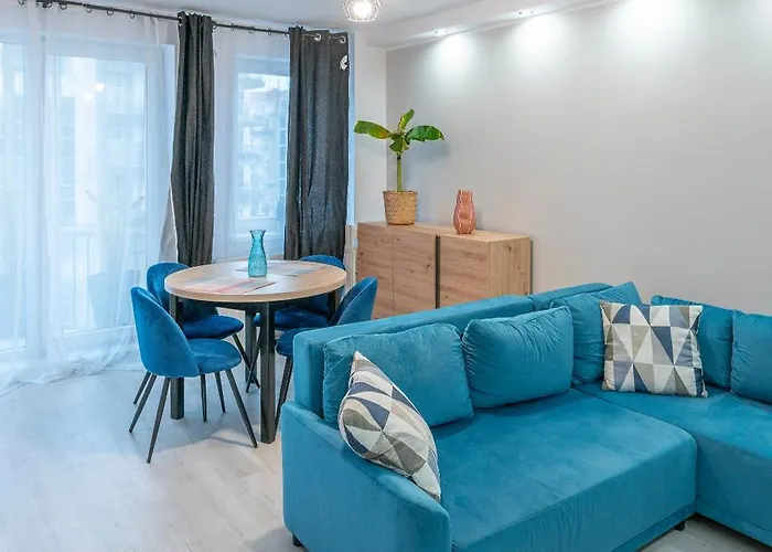 Stylowy Blue Self Check In 24h Apartment *